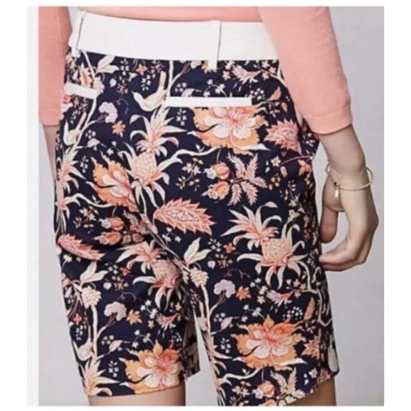 Leifsdottir by Anthropologie Maypol Floral and Bird Bermuda Shorts - Picture 7 of 12